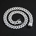 Unique Designer Cuban Link Chain, European and American Style, Rhombus-Shaped, Thick, Available in Various Specifications, Heavy-Duty Chain Wholesale, Personalized Hip-Hop Necklace
