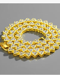 Unique Designer Cuban Link Chain, European and American Style, Rhombus-Shaped, Thick, Available in Various Specifications, Heavy-Duty Chain Wholesale, Personalized Hip-Hop Necklace