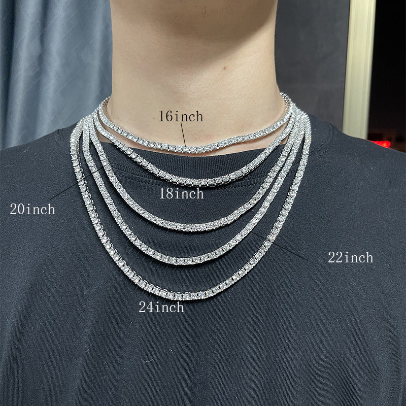 Unique Designer Cuban Link Chain, European and American Style, Rhombus-Shaped, Thick, Available in Various Specifications, Heavy-Duty Chain Wholesale, Personalized Hip-Hop Necklace